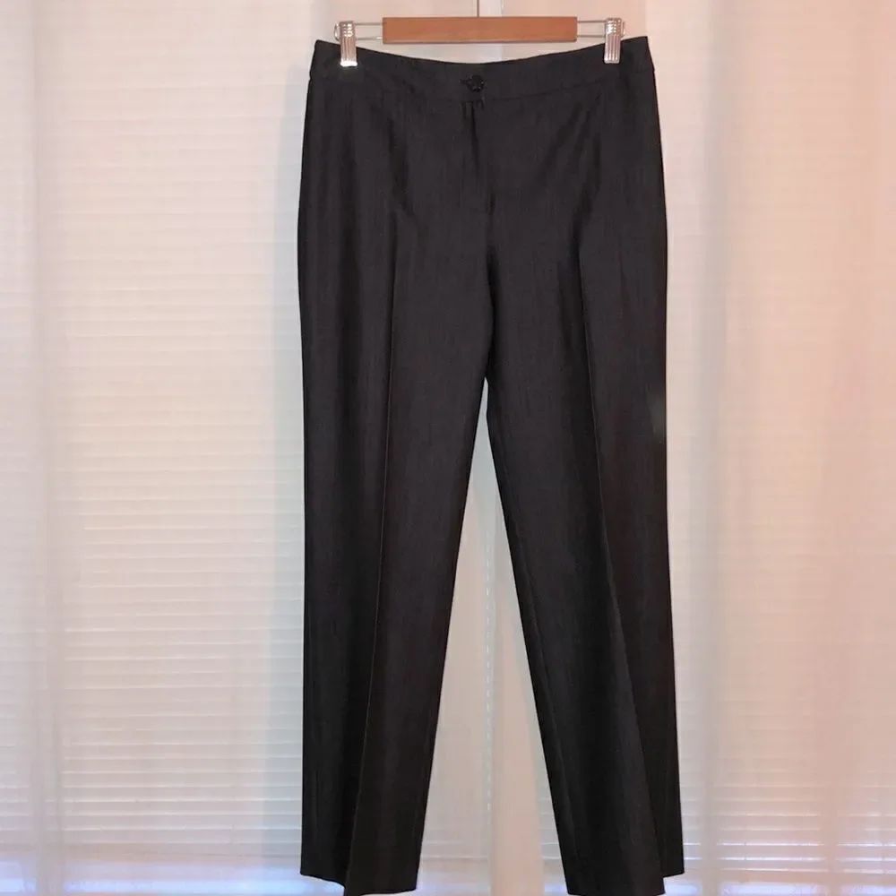 Jones NY 8P Stretch Dress Pants Trousers in Denim Like Color